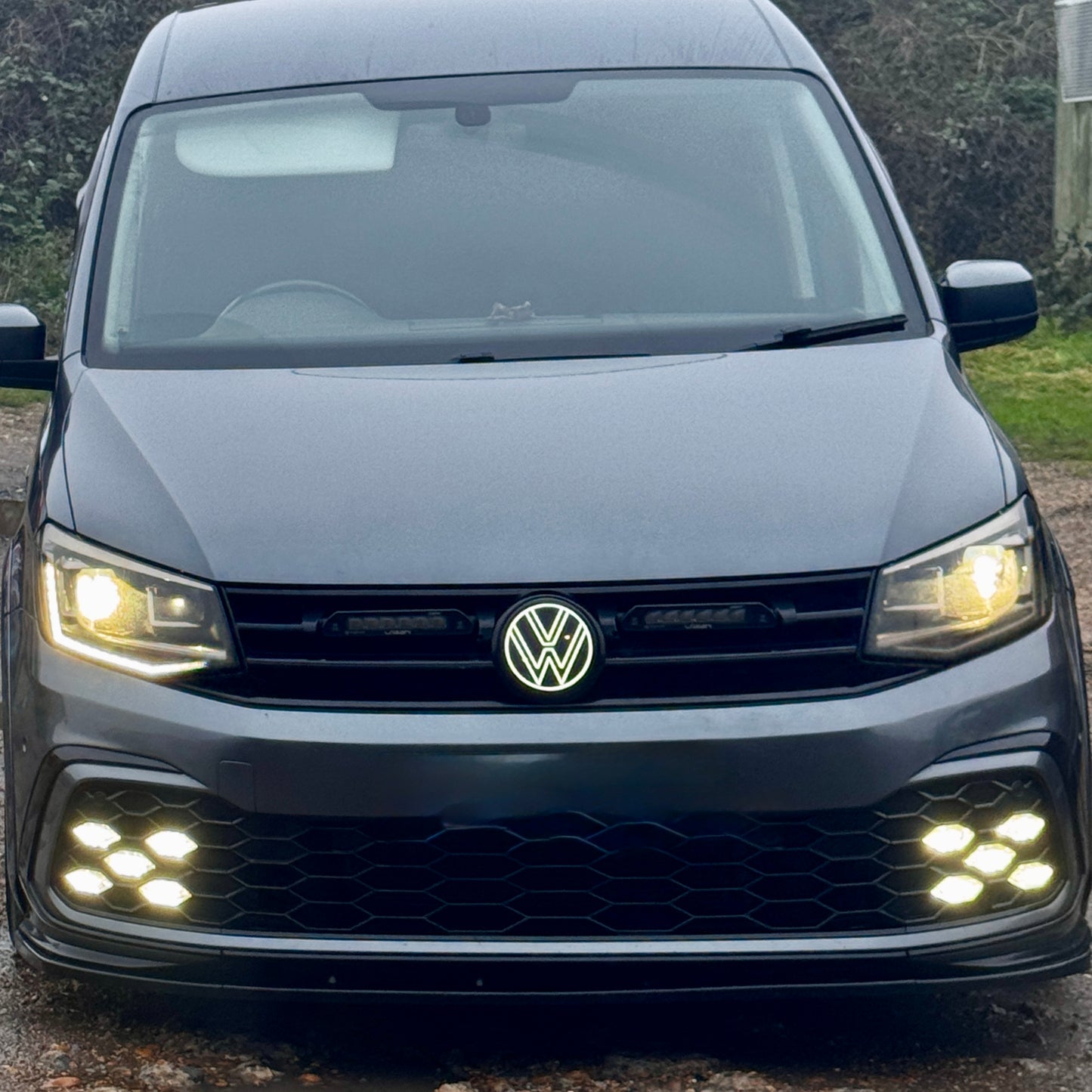 VW Light Up Emblem for Mk4 Caddy