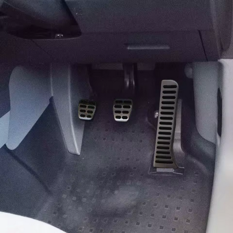 Stainless Steel Pedal Covers – Premium Upgrade for VW Caddy RHD
